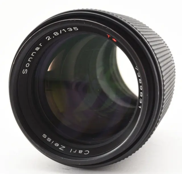 "EXC+4" Contax Carl Zeiss Sonnar T* 135mm f/2.8 MMJ C/Y Mount MF Lens JAPAN 7954