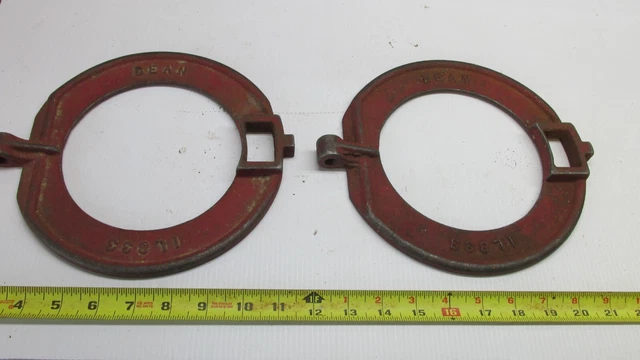 2  Old   Dempster   Bean  Planter Seed Box Parts