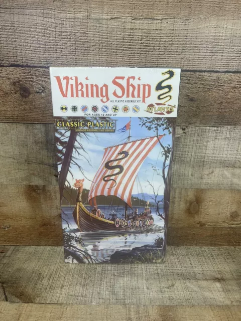 Sealed Vintage The Viking Ship 1/64 Scale Atlantis Model Company by Atlantis