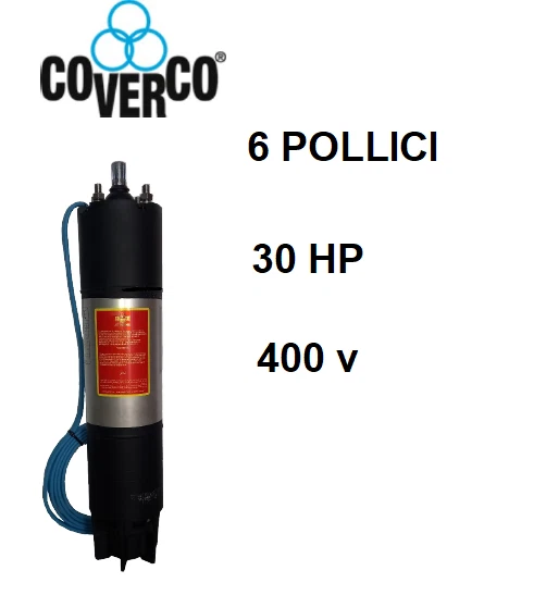Motore Sommerso 6" 30 HP coverco Trifase