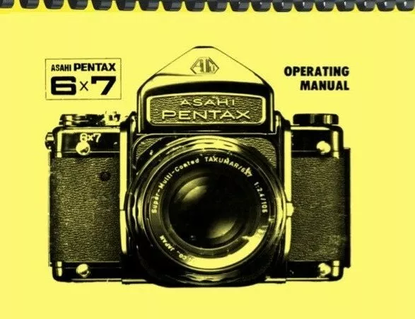 MANUAL DE FUNCIONAMIENTO DEL PROPIETARIO y MANUAL DE SERVICIO de cámara Pentax 6x7
