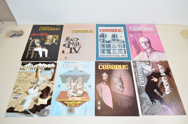 Vintage CEREBUS THE AARDVARK Comic Book Lot #62-64, 76-79, 81 Dave Sim Retro