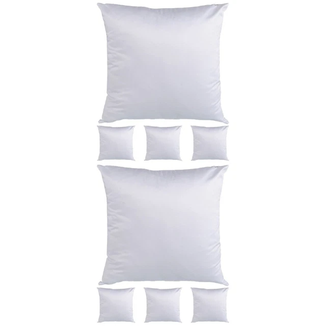 4 Pièces White Diy De Blank Housses De Coussin Blanches Housse D'oreiller Canapé