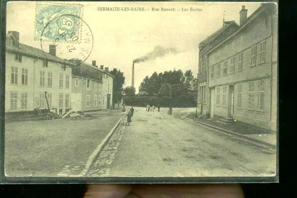 SERMAIZE      ( la carte n est pas jaunie )