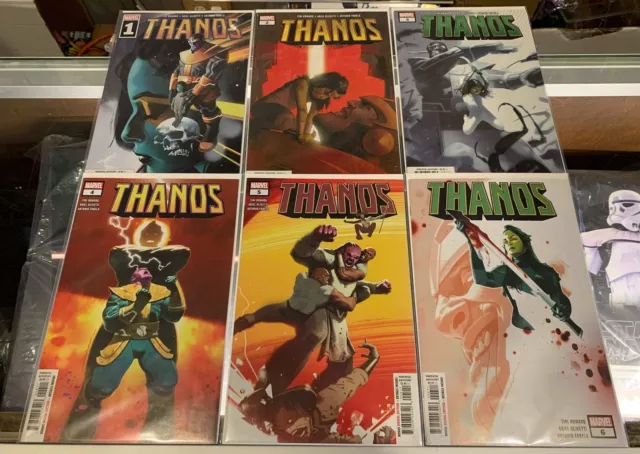 Thanos (2019) #1 2 3 4 5 6 1-6 1St Print Set Nm Marvel Comics