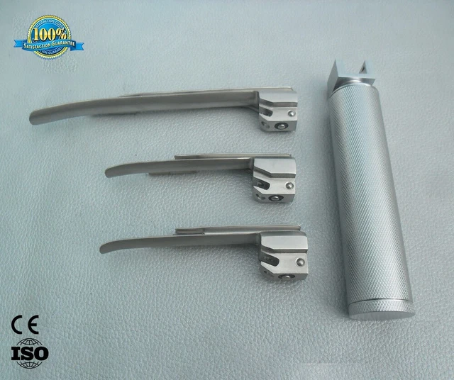 Miller Laryngoscope set Surgical Veterinary Instruments