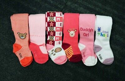 Toddler, Baby, Babies Girls Cotton Tights, Stripe, Printed ,Pattern 3-6 Months