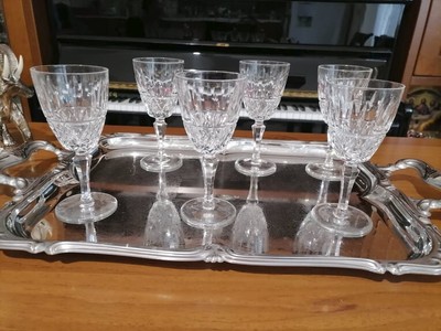 4 PZ BICCHIERI a stelo Titolare montaggio a parete vino titolare del vetro 