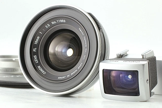 [MINT] Canon FL 19mm F3.5 FD Finder Lens L39 Leica Screw Converter B From JAPAN