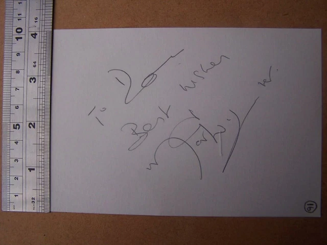 Mark Wynter English actor Singer  Autograph (fileTD1)