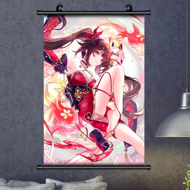 Honkai: Star Rail Sparkle Art Poster Cosplay Wall Scroll Roll Decor 60X90cm @2