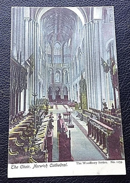 Postcard: No.1259: The Choir, Norwich Cathedral: Used
