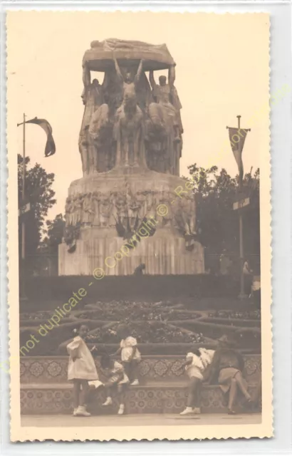 Format CPA Photo RPPC ALGERIE Alger n70 Monument Aux Morts