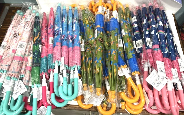 Stephen Joseph Kids' Toddler Pop Up Umbrellas (Variety Lot of 59)