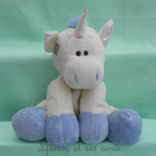 My Blue Nose Friends Peluche LICORNE 20 cm*-* UNICORN 8" SECONDE MAISON