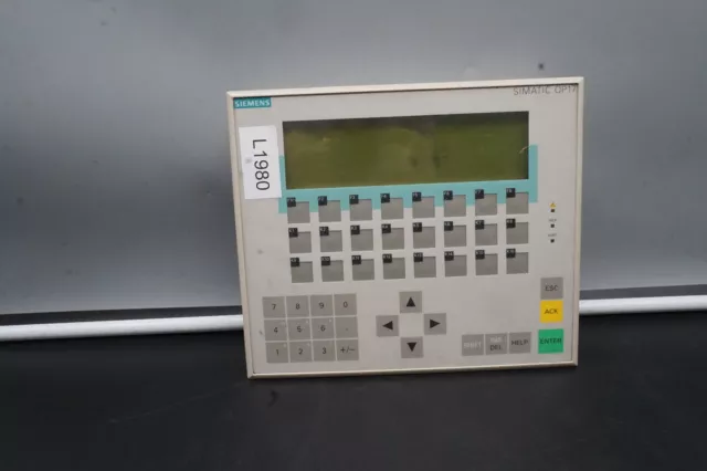 Siemens Simatic OP17-DP  Operator Panel 1P 6AV3 617-1JC20-0AX1        L 1980/51