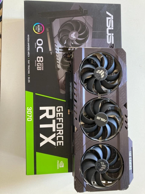 ASUS TUF GAMING GeForce RTX 3070 OC 8GB GDDR6 Graphics Card £356.37 ...