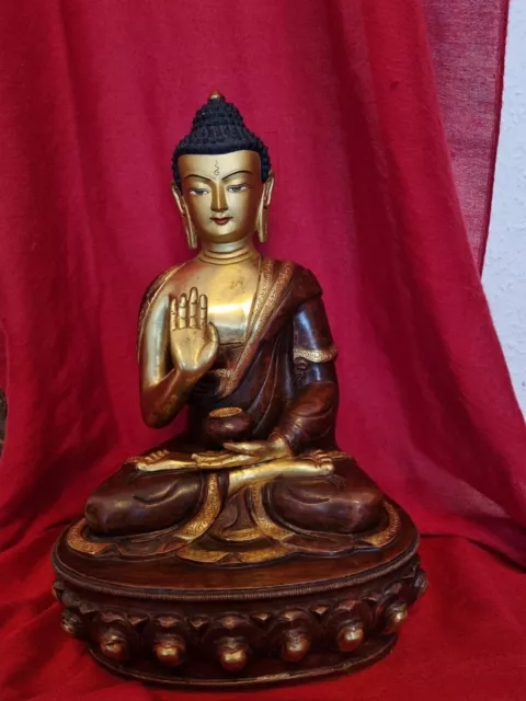 Amoghasiddhi 32 cm, Dhyani Buddhas Buddha Nepal Tathagatas