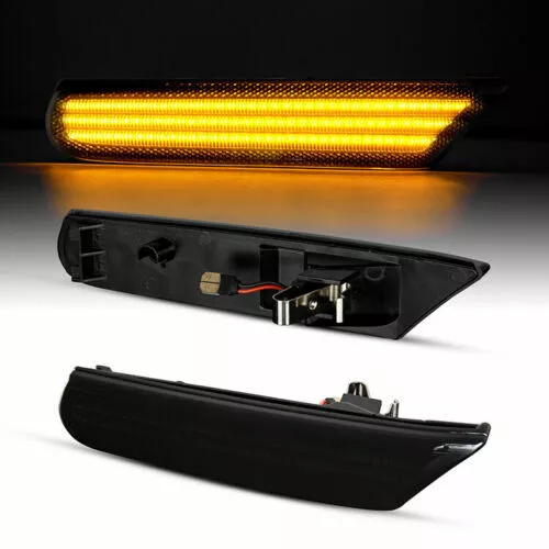 LED Clignotants Latéraux pour Porsche 911 Type 996 Boxster Type 986 Noir 7511-1