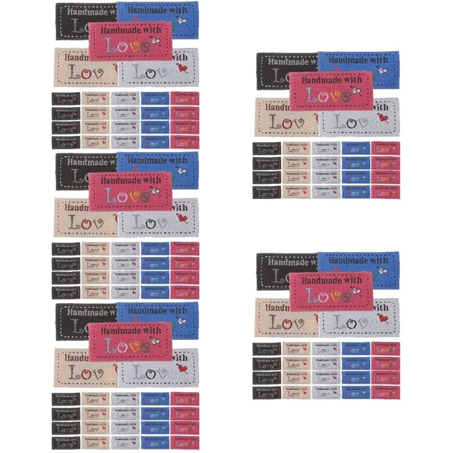 500 pcs Handmade With Love Tags Handmade Tags Clothes Tags Personalized Labels