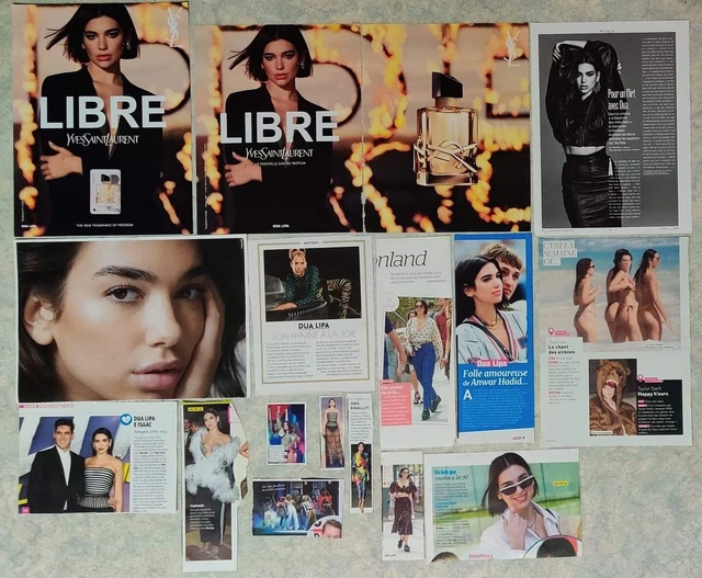 ⚡️ DUA LIPA lot de presse clippings pack collection magazines 3
