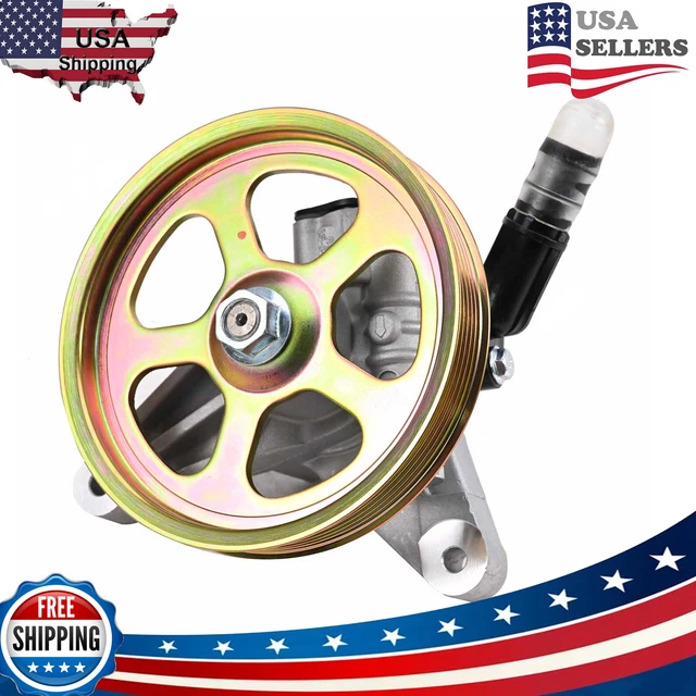 thumbnail image 2 of SINOCMP Power Steering Pump With Pulley For 2003-2013 Honda Odyssey / Acura MDX / Pilot 3.5L 2 of 6