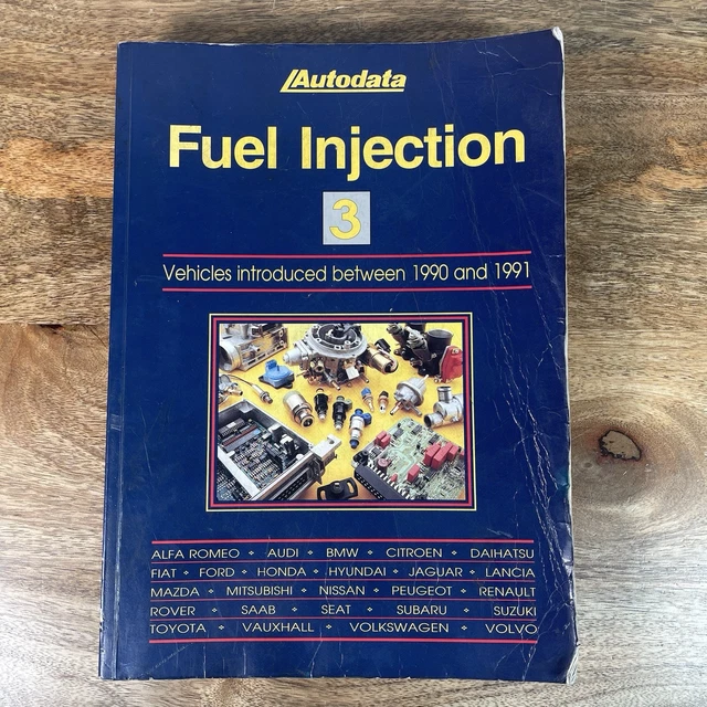AUTODATA FUEL INJECTION Series 3 Manual Book 1990/91 Vehicles Guide ...