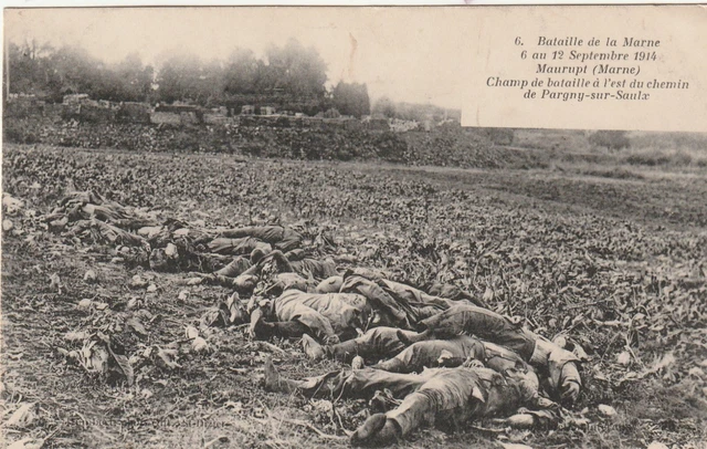 CPA 51 Bataille de la Marne MAURUPT Champ de bataille a l'est du Chemin d PARGNY