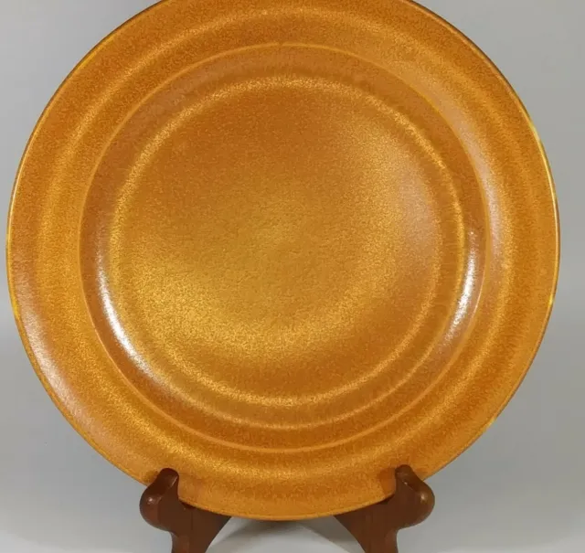 Homer Laughlin "Wells" Rust Art Glaze Vintage 9" Dinner Plate