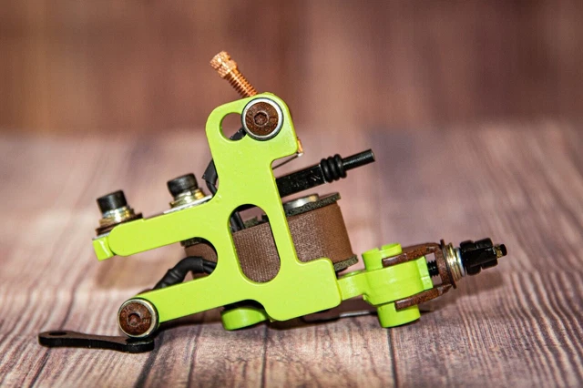 Handmade tattoo machine fine liner 3-11rs - Running 150-160 Hz @ 4V, 140 grams