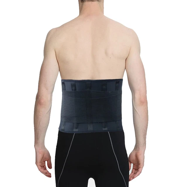 Soporte de espalda para alivio del dolor de espalda y soporte para dolor de espalda baja neopreno doble