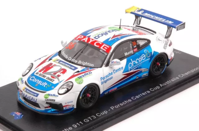 Miniature voiture auto 1 : 43 spark Porsche 911 GT3 Cup Australie Racing Modèle