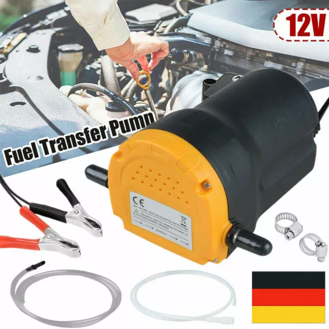 Ölpumpe Ölabsaugpumpe Transferpumpe 80W Kraftstoffpumpe 12V Diesel Dieselpumpe