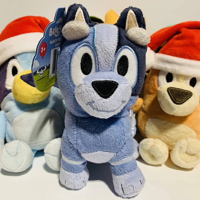 Bluey Character Slipper Socks For Girls - Plush Footlet With Non-Slip Grips