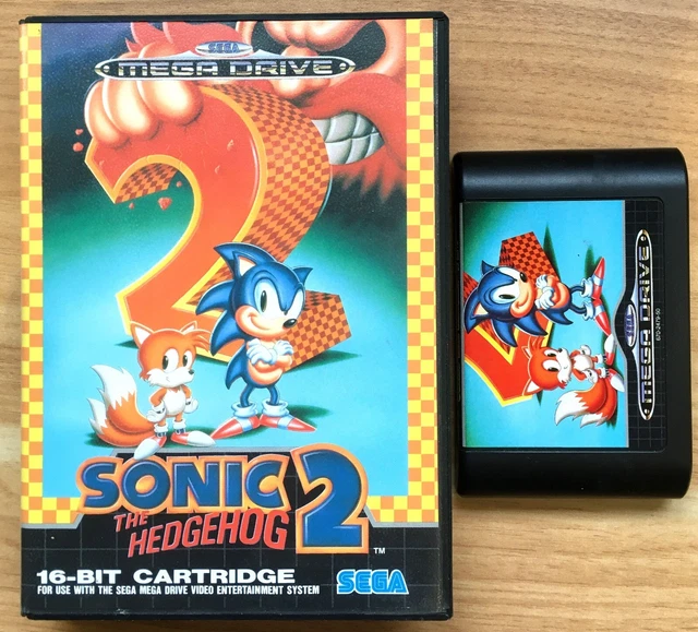 SONIC 2 THE Hedgehog En Boîte Sans Notice Sega Megadrive Pal Euro In ...