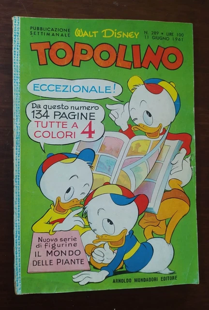 Topolino Libretto N.17 - Mondadori 1950 - Édition Originale Vintage - Bon état