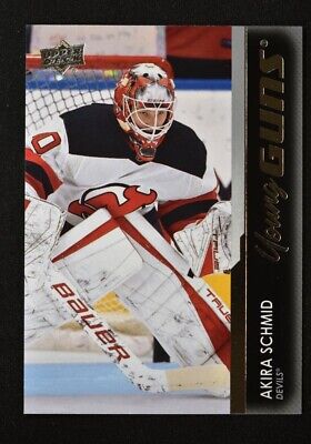 2021-22 UD Extended Series Base Young Guns #716 Akira Schmid - New Jersey Devils
