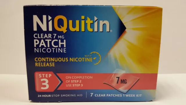 Patch Niquitin Clear 7 Mg Nicotine Étape 3 - 7 Patchs