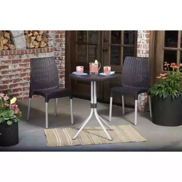 Keter Bistro Set Chelsea Graphite 223562