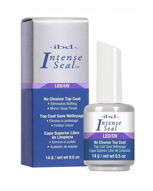 IBD LED/UV Intense Seal No Cleanse Top Coat 0.5 OZ