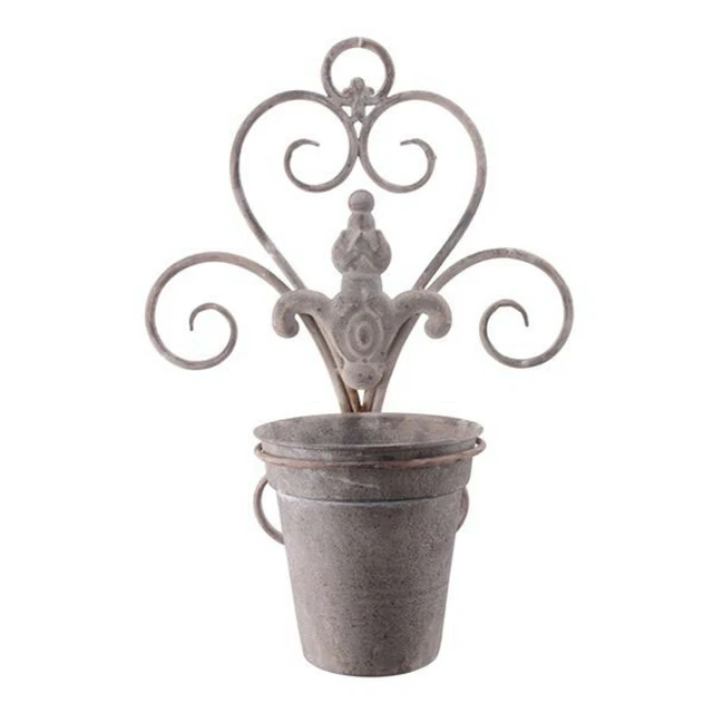 Blumentopf Shabby Landhaus zum Hängen Wandblumentopf 32,5x18x38,5cm