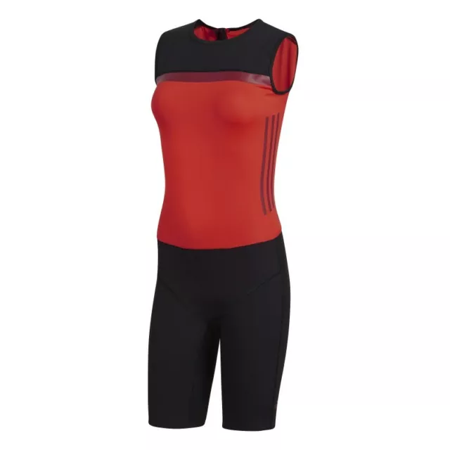 Adidas Da donna Tuta Sollevamento Pesi CrazyPowerSuit CW5658 Rosso Nero