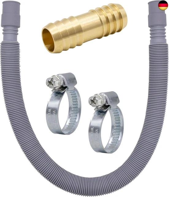 Prestantious Fallrohr-Verlängerungsschlauch 2,1 M – Flexibel, Für 5,1x7,6 Cm & 7,6x10,2 Cm Fallrohre, Mit Adaptern