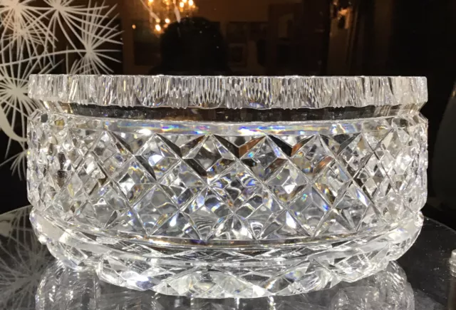 Higgins & Seizer - American Brilliant Crystal Trifle/Fruit Bowl - VERY RARE!!