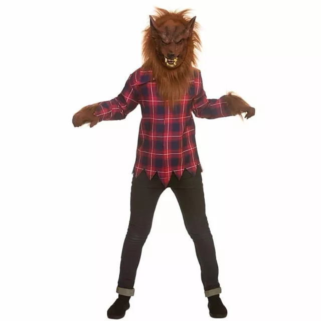 Child WEREWOLF Halloween Boys Fancy Dress Costume Spooky Scary Horror Outfit