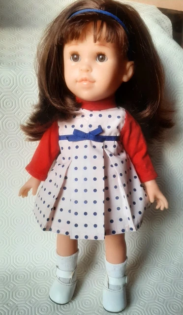 Vintage POUPEE COROLLE 2002 LULU cheveux roux 30 cm corps vert robe rose