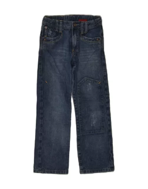 LEVI'S Boys Straight Jeans 5-6 Years W22 L21  Navy Blue Cotton AR40