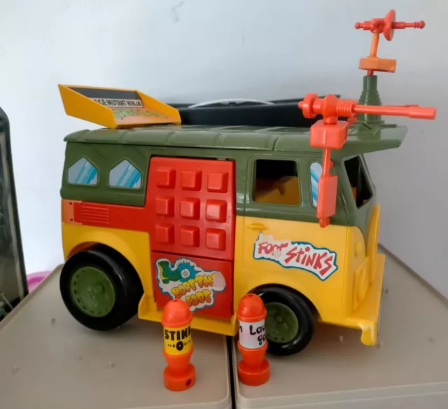 Vintage Ninja Turtles TMNT PARTY WAGON van 100% complete 1989