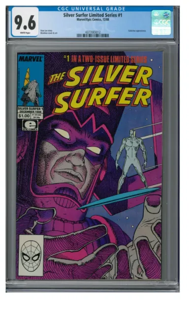 Silver Surfer Limited Series #1 (1988) Moebius Galactus Cover CGC 9.6 PX286
