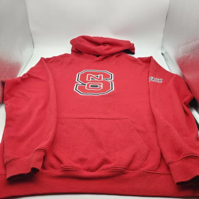 NC State Wolfpack Hoodie Youth (20) XL Red Pullover Jacket Sweater